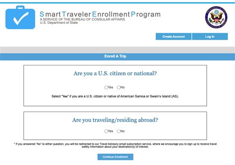 enrollment smart card|state department smart traveler enrollment.